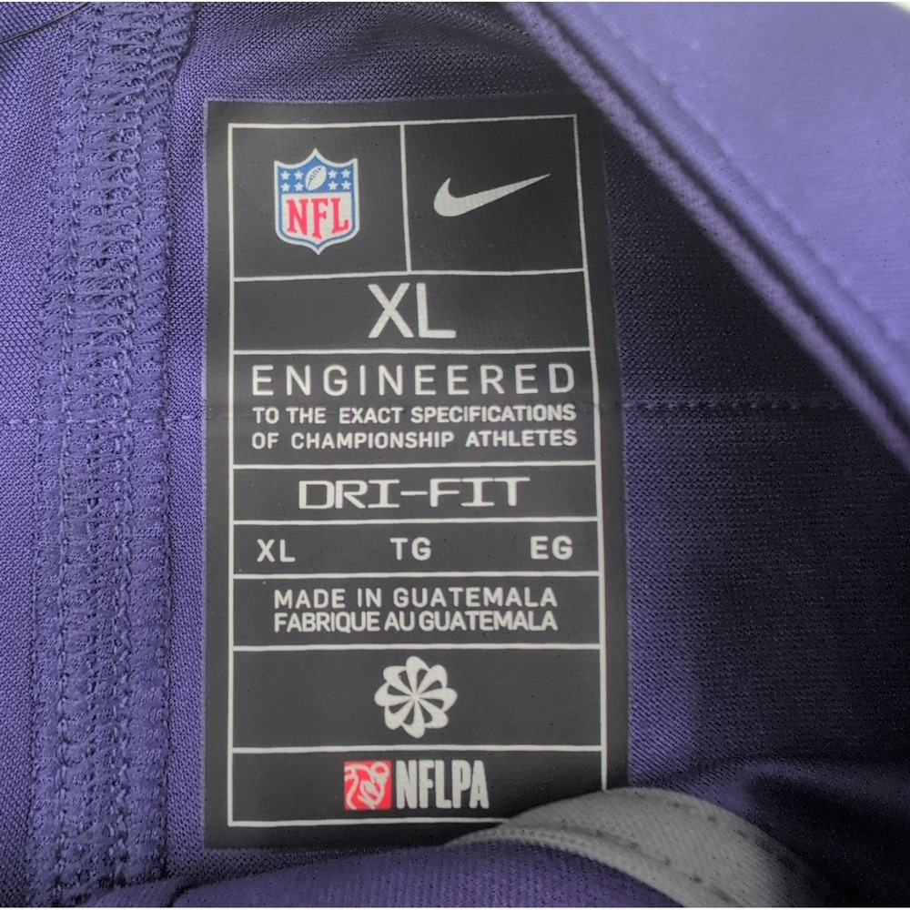 Baltimore Ravens Lamar Jackson Nike Purple Vapor FUSE Limited Jersey Mens XL - Picture 10 of 12